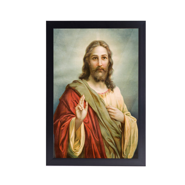 Jesus Christ Acrylic Art Print with Frame